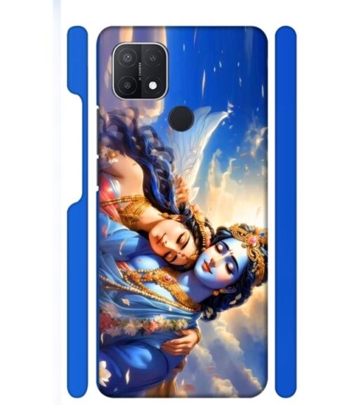 Shri radha krishna wonderful Ai genrated Oppo A15 S Mobile Cover
