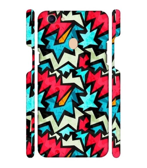 Colorfull background Oppo F7 Mobile Cover