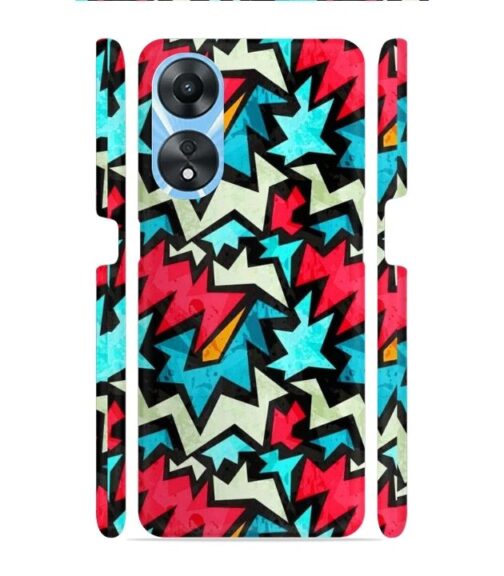 Colorfull background Oppo A78 4G Mobile Cover