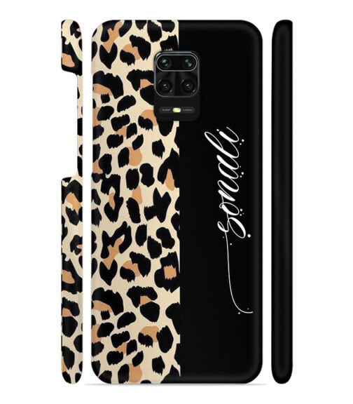 Half tiger skin & half black Pattern Poco M2 Pro Mobile Cover