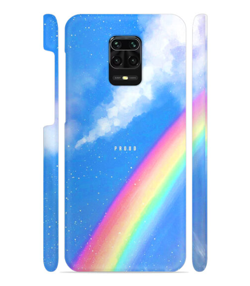 Blue sky with rainbow pattern Poco M2 Pro Mobile Cover