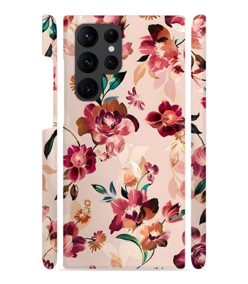 Multicolor Foral pattern Samsung Galaxy S22 Ultra Mobile Cover