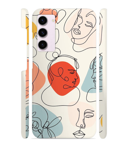 Beautiful lineart Samsung Galaxy S23 5G Mobile Cover