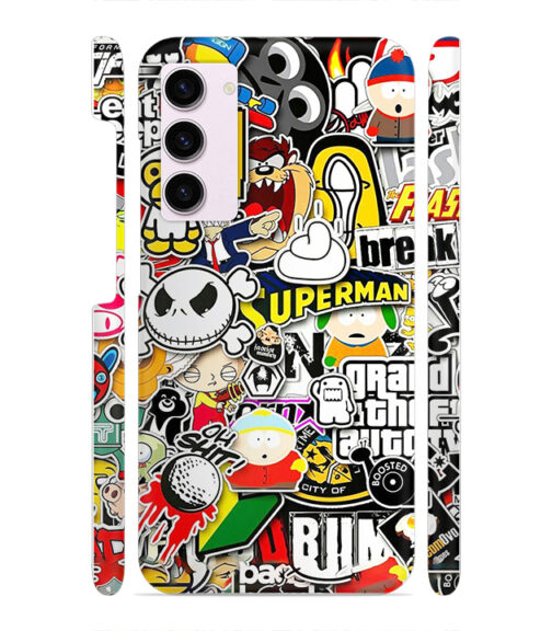 Cartoon style Samsung Galaxy S23 5G Mobile Cover