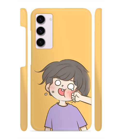Yellow human graphics Samsung Galaxy S23 5G Mobile Cover