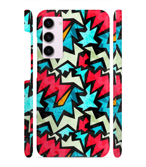 Abstract Multicolored marbel textured background Samsung Galaxy S23 5G Mobile Cover