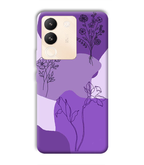 Floral Design graphics Vivo Y200 (5G) Mobile Cover