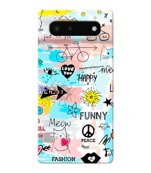 Multiple graphics Google pixel 6 Mobile Cover