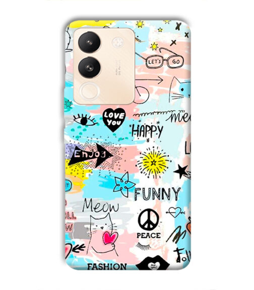 Multiple graphics Vivo Y200 (5G) Mobile Cover