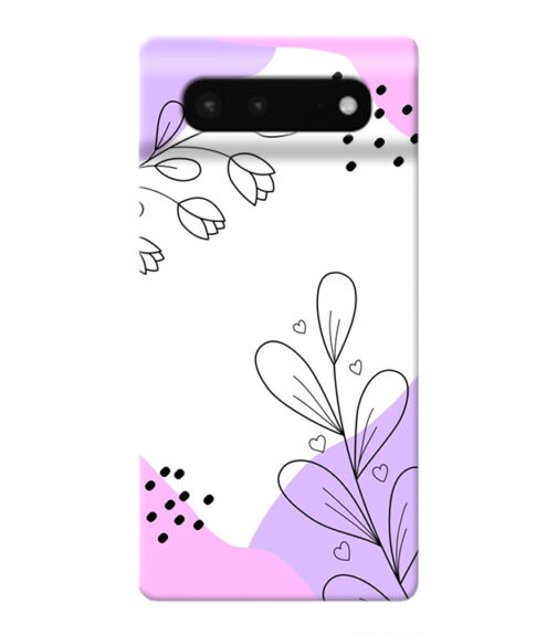 Beautiful combination of color and flower Google pixel 6 Mobile Cover