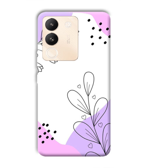 Beautiful combination of color and flower Vivo Y200 (5G) Mobile Cover