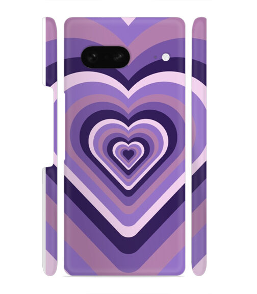 Heart vintage design with neural color Google Pixel 7 Mobile Cover