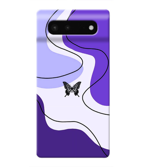 Butterfly with multicolor Google pixel 6 Mobile Cover
