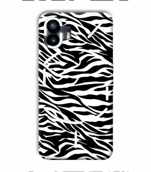 White tiger Skin Nothing Phone 2 Mobile Cover