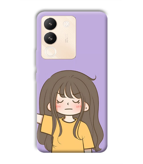 angry girl Vivo Y200 (5G) Mobile Cover