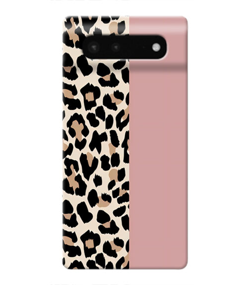 Tiger half skin Google pixel 6 Mobile Cover