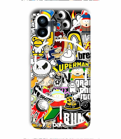 Multiple graphics Nothing Phone 2 Mobile Cover