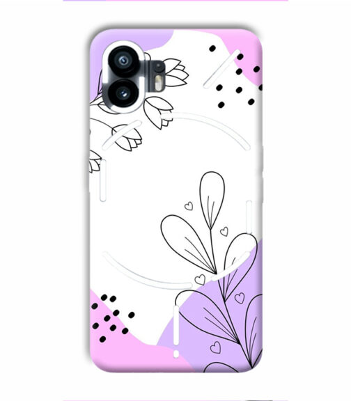 Beautiful combination of color and flower Nothing Phone 2 Mobile Cover