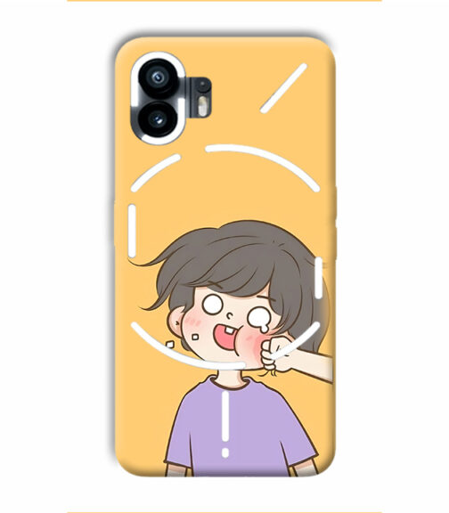 Yellow human graphics Nothing Phone 2 Mobile Cover