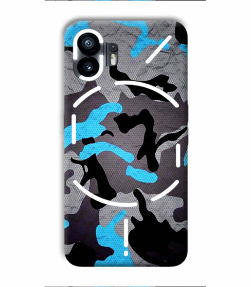 Milatry style multicolor pattern Nothing Phone 2 Mobile Cover