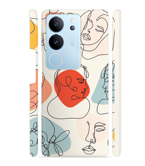 Beautiful lineart Vivo V29 5G Mobile Cover