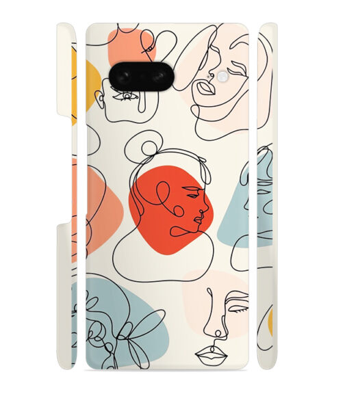 Beautiful lineart Google Pixel 7 Mobile Cover