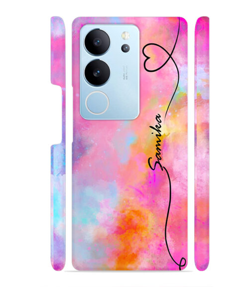 Customize text smokie multicolor Vivo V29 5G Mobile Cover
