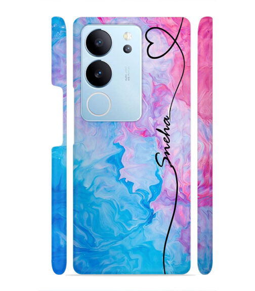 Customize text with multicolor graphics Vivo V29 5G Mobile Cover