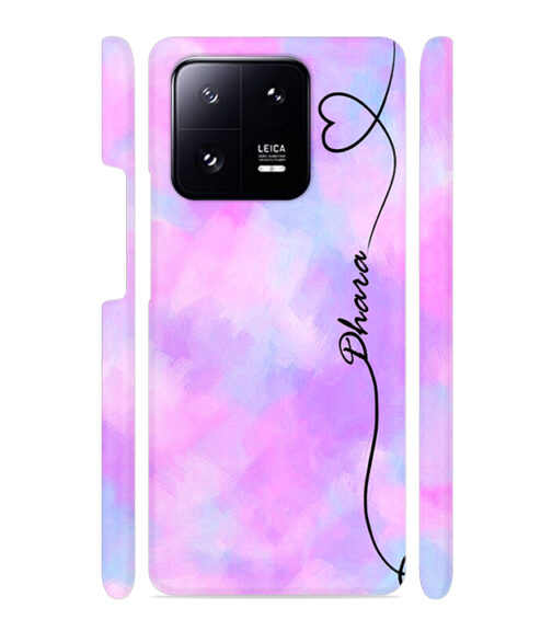 Multicolor painting with Customize text Xiaomi MI 13 PRO Mobile Cover