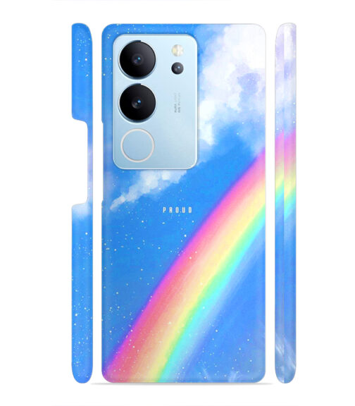 Blue sky with rainbow pattern Vivo V29 5G Mobile Cover