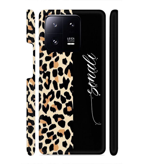 Half tiger skin & half black Pattern Xiaomi MI 13 PRO Mobile Cover