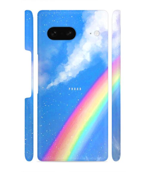 Blue sky with rainbow pattern Google Pixel 7 Mobile Cover