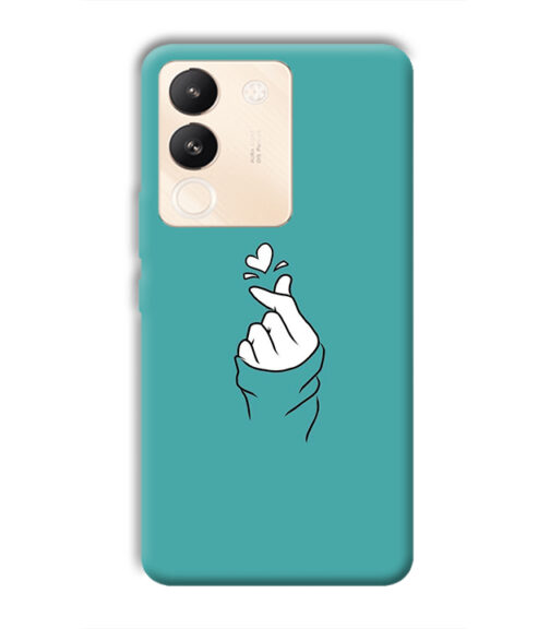 Blue Turquoise Abstract Vivo Y200 (5G) Mobile Cover