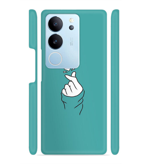 Blue Turquoise Abstract Vivo V29 5G Mobile Cover