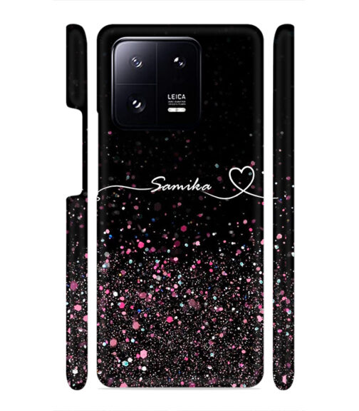 Sparkle design with Customize text Xiaomi MI 13 PRO Mobile Cover