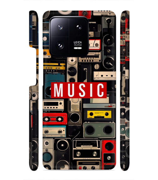 FM radio, speaker with vintage theme Xiaomi MI 13 PRO Mobile Cover