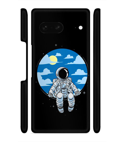Vintage space anime graphics Google Pixel 7 Mobile Cover
