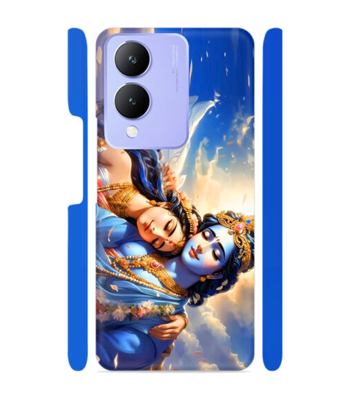 Shri radha krishna wonderful Ai genrated Vivo Y28 Mobile Cover