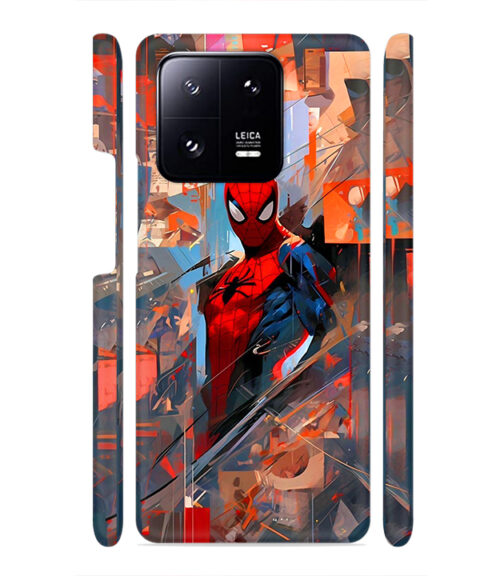 Spiderman graphics with mirror effect Xiaomi MI 13 PRO Mobile Cover