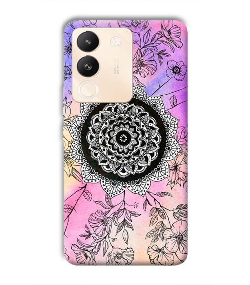 Rangoli pattern with beautiful colors Vivo Y200 (5G) Mobile Cover