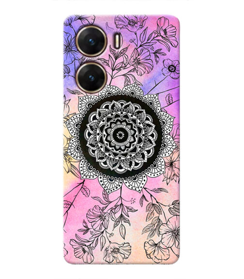 Rangoli pattern with beautiful colors Vivo V29 E Mobile Cover