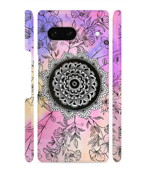 Rangoli pattern with beautiful colors Google Pixel 7 Mobile Cover