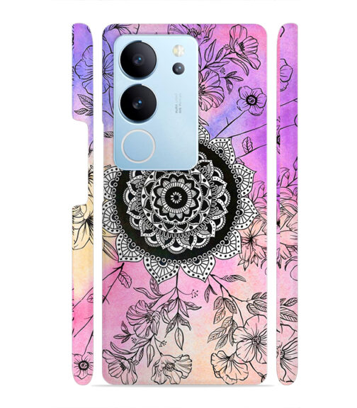 Rangoli pattern with beautiful colors Vivo V29 5G Mobile Cover