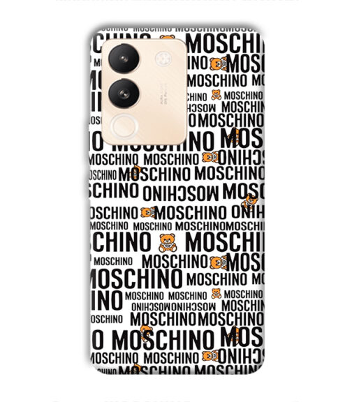 Moschino panda marquee text Vivo Y200 (5G) Mobile Cover
