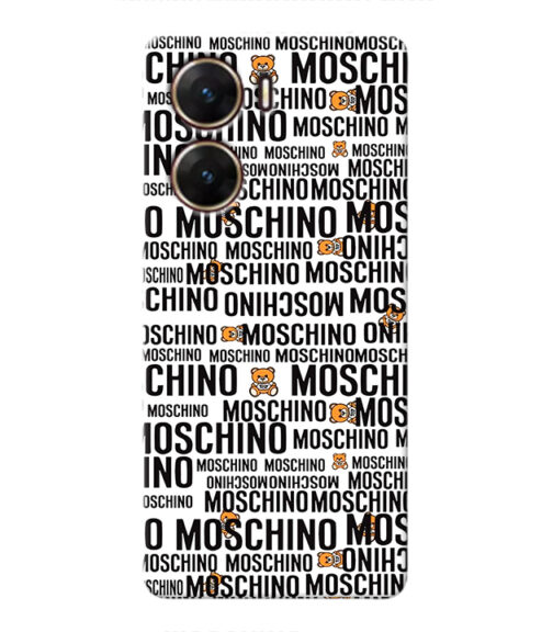 Moschino panda marquee text Vivo V29 E Mobile Cover