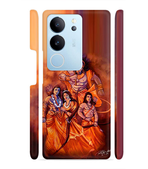 Lords Hanuman with ram ji family Vivo V29 5G Mobile Cover