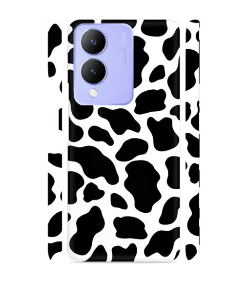 Black & white abstract design Vivo Y28 Mobile Cover