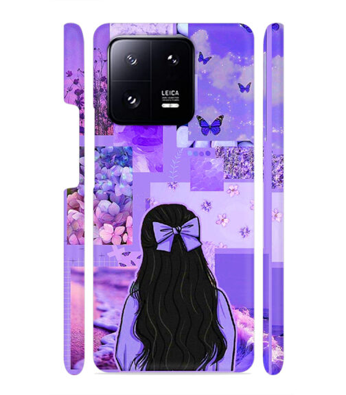 Girl with neon background Xiaomi MI 13 PRO Mobile Cover