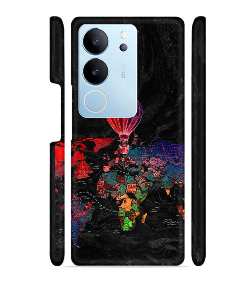 World map Vivo V29 5G Mobile Cover