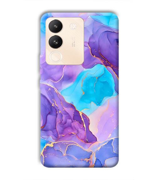 Abstract Multicolored marbel textured background Vivo Y200 (5G) Mobile Cover